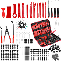 268 Pieces Car Trim Removal Tool Car Interior Trim Installation Tool Disassembly Tool Kit with Clamp for Radio Door Panel