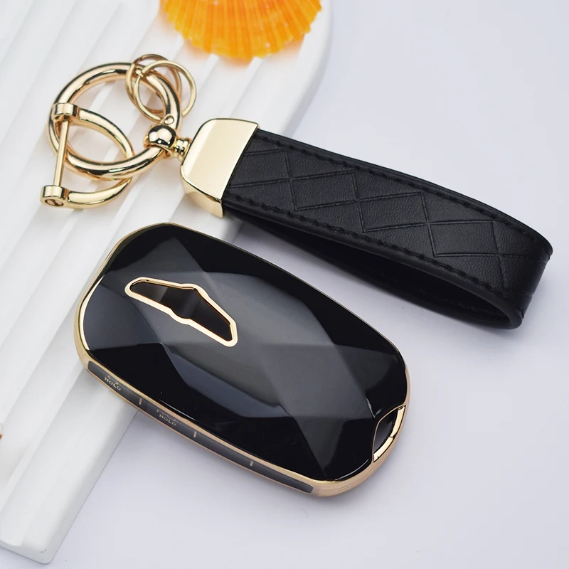 6 7 8 BOTTON Key For Hyundai Genesis G90 GV60 G70 G80 EQ900 2022 TPU Car Smart Key Case Fob Cover Protect Shell Accessories