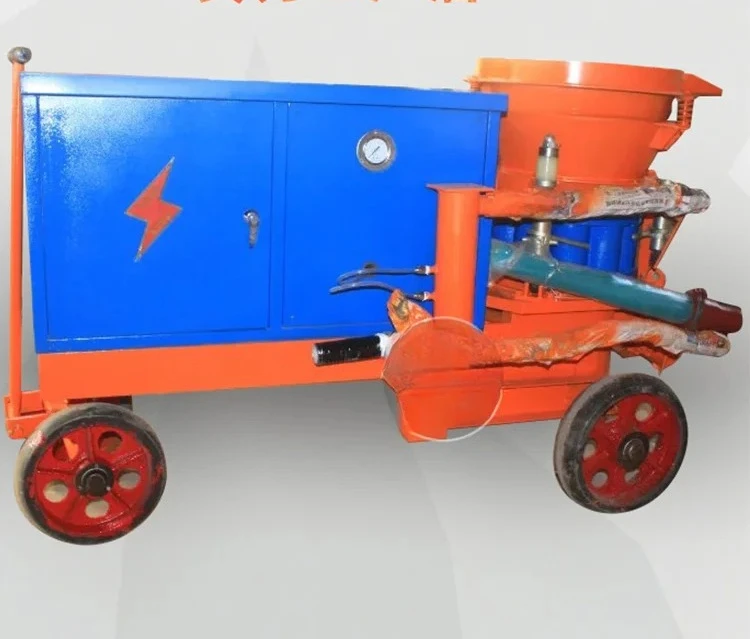 

For Dry and Wet Pneumatic Hydraulic Spraying Machine Mine Explosion-proof Rail Wheel Support Slope Protection Spraying Machine