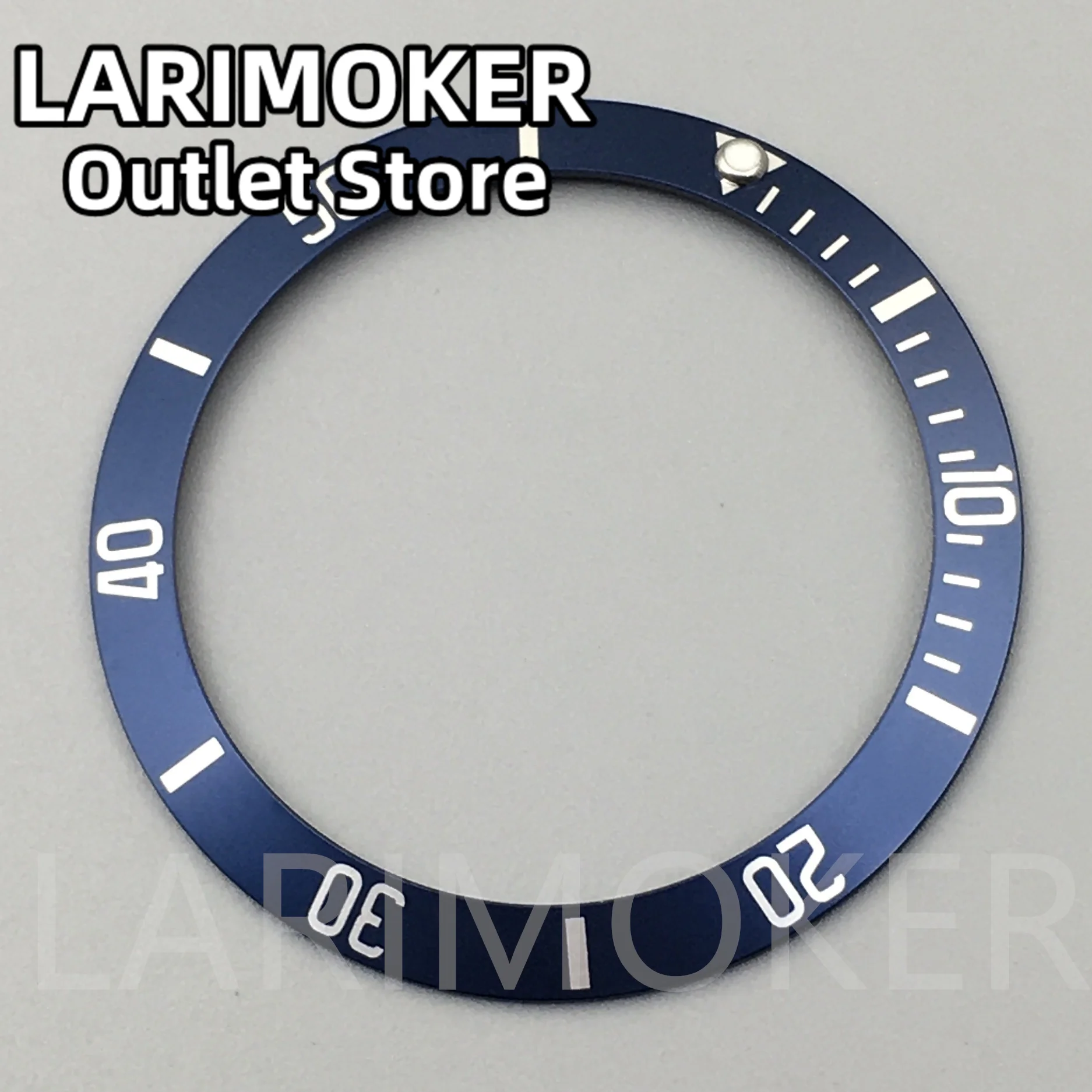 LARIMOKER  Diameter 38mm ceramics Watch Bezel Insert Fit For 40mm Watch Case Watch Accessory Insert