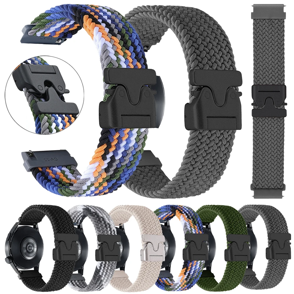 1 stücke Sport Strap Nylon Uhr Band 22mm 20mm Für TicWatch Pro 3 Ultra LTE/GPS Band E3 E2 S2 Pro X 4G GTW 2021 Smartwatch Armband