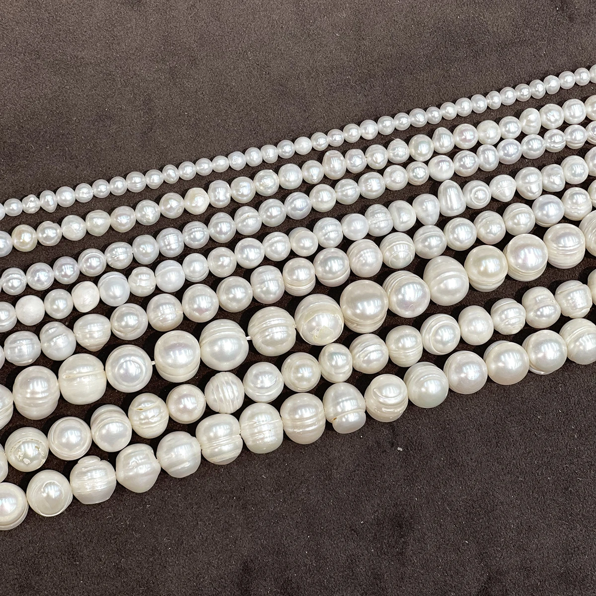 9–10mm Grade A Natural Freshwater Pearls Potato-Shaped Semi-Finished Beads for Jewelry Making DIY Necklaces Bracelet Accessories