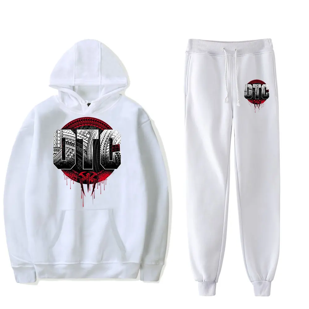 Roman Reigns OTC Vintage 90s PULLOVER HOODIE Merch Hoodies Set Men Women Hoodies Pants Two-Piece clothing