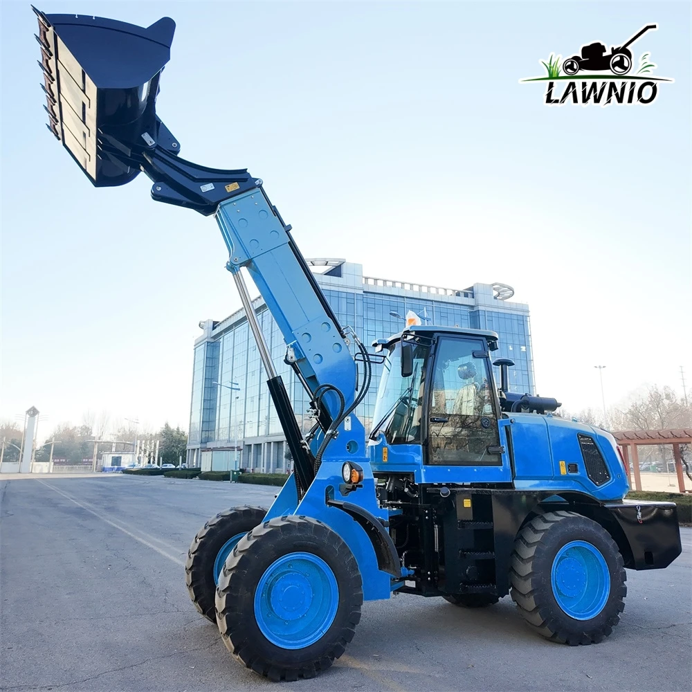 Powerful Performance Telescopic Arm Loader  16MPa Hydraulic System and High Lift Boom for Stockyard Handling  Loader