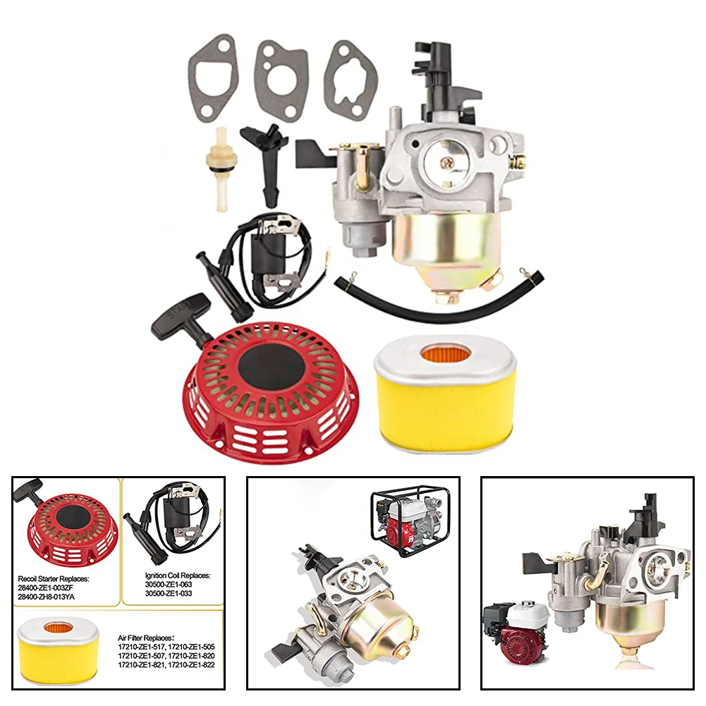 Complete Carburetor Kit for Honda Engines For GX120 For GX140 For GX160 and For GX200 with Quality Replacement Parts