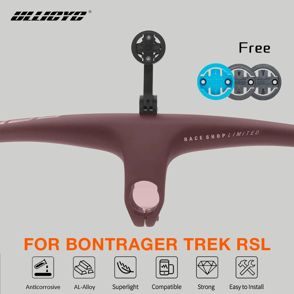

Для Bontrager Trek RSL MTB руль наружное переднее крепление для компьютера с креплением Garmin Wahoo Bryton IGPS Gopro аксессуары для велосипеда