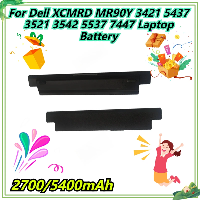 

2700/5400mAh For Dell XCMRD MR90Y 3421 5437 3521 3542 5537 7447 Laptop Battery