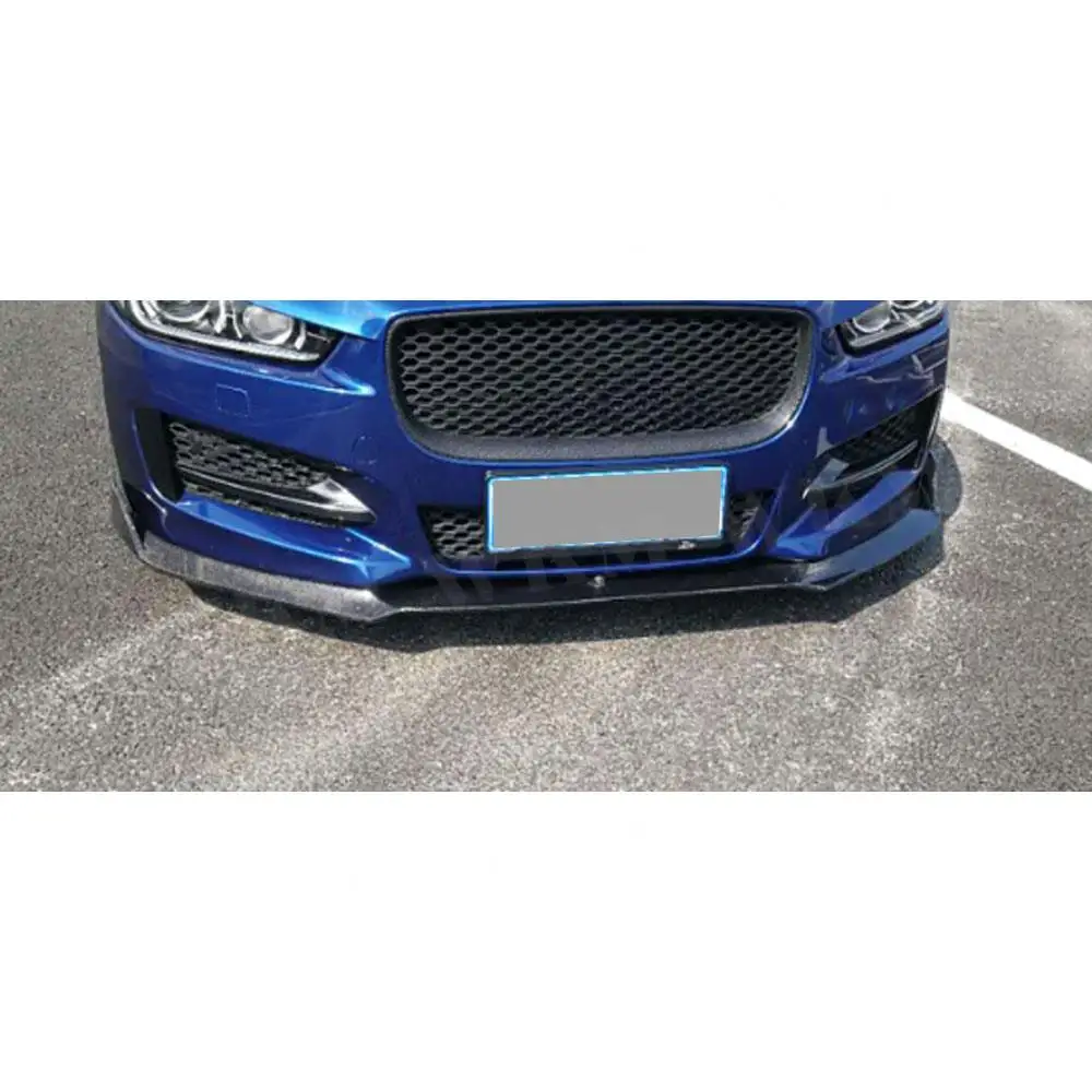 Carbon Fiber Front Lip Spoiler for Jaguar XE Sedan 4 Door 2015 2016 2017 Head Chin Shovel Bumper Guard Car Styling