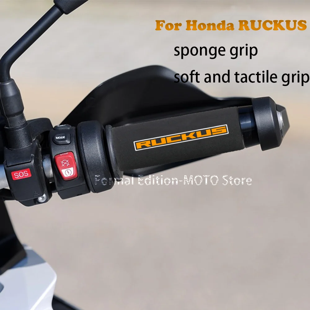 

Motorcycle Grip Cover Shockproof Motorcycle Sponge Grip Non-Slip Handlebar Grip Sponge Cover for Honda RUCKUS