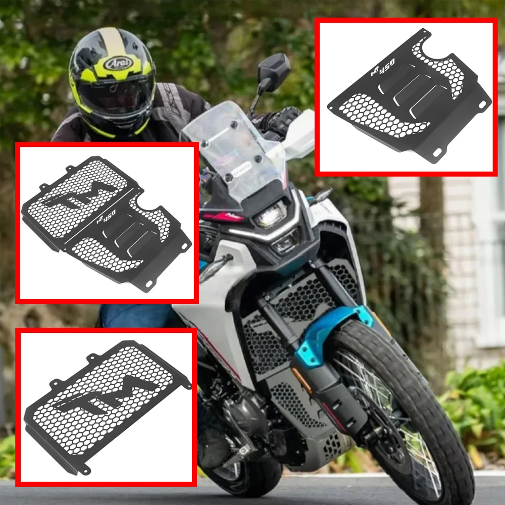 New Motorcycle Engine Water Tank Radiator Grill Oil Cooler Guard Protection Cover FOR CFMOTO 450MT MT450 450 MT 450 2023-UP