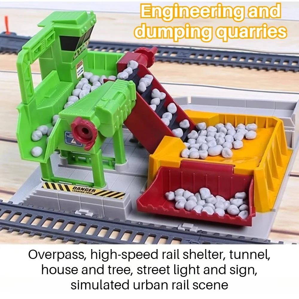 Zestaw Kolejowy Kolej Ekspresowy Harmony Zestaw Kolejowy Zmontowany Zabawka dla Dzieci Kolejka Elektryczna Tor Wiele Opcji Prezent dla Chłopca