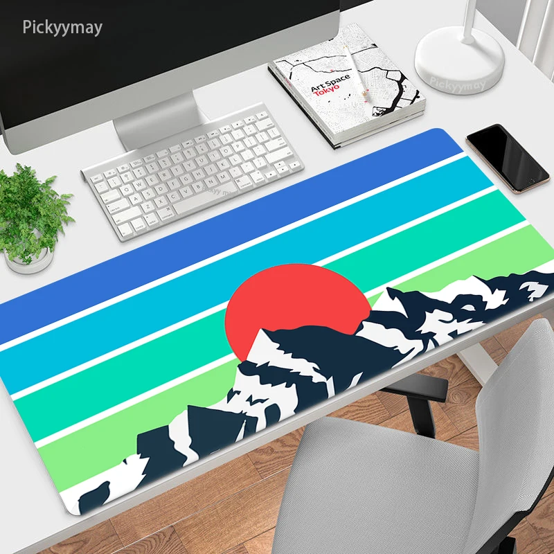 Mousepad Große Berg minimalistischen Masuepad Computer Maus Pad Mause Tastatur PC Gabinete Schreibtisch Matte Zubehör Tisch Teppich