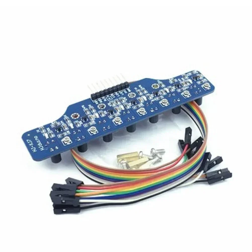 

Digital 7 Way Line Following Sensor Module with Photoelectric Detection for Robot Car and Microcontroller Signal Output