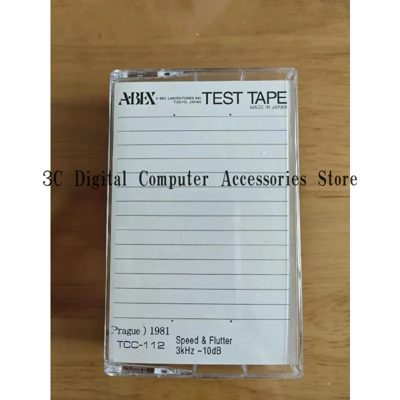 TCC-112 3kHz -10dB New Original For ABEX Speed & Flutter Test Tape