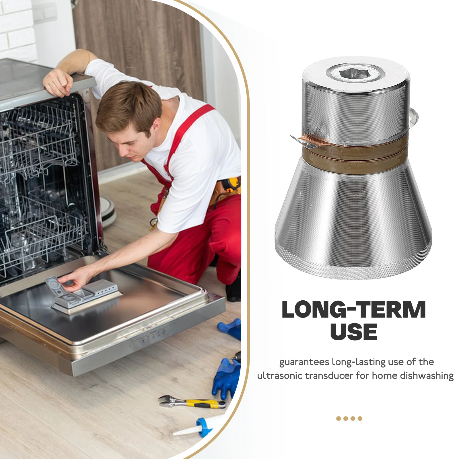 

Ultrasonic Transducer Metal Disk High Frequency Cleaner Dishwashing Machine Piezoelectric for Dishwasher Jewelry