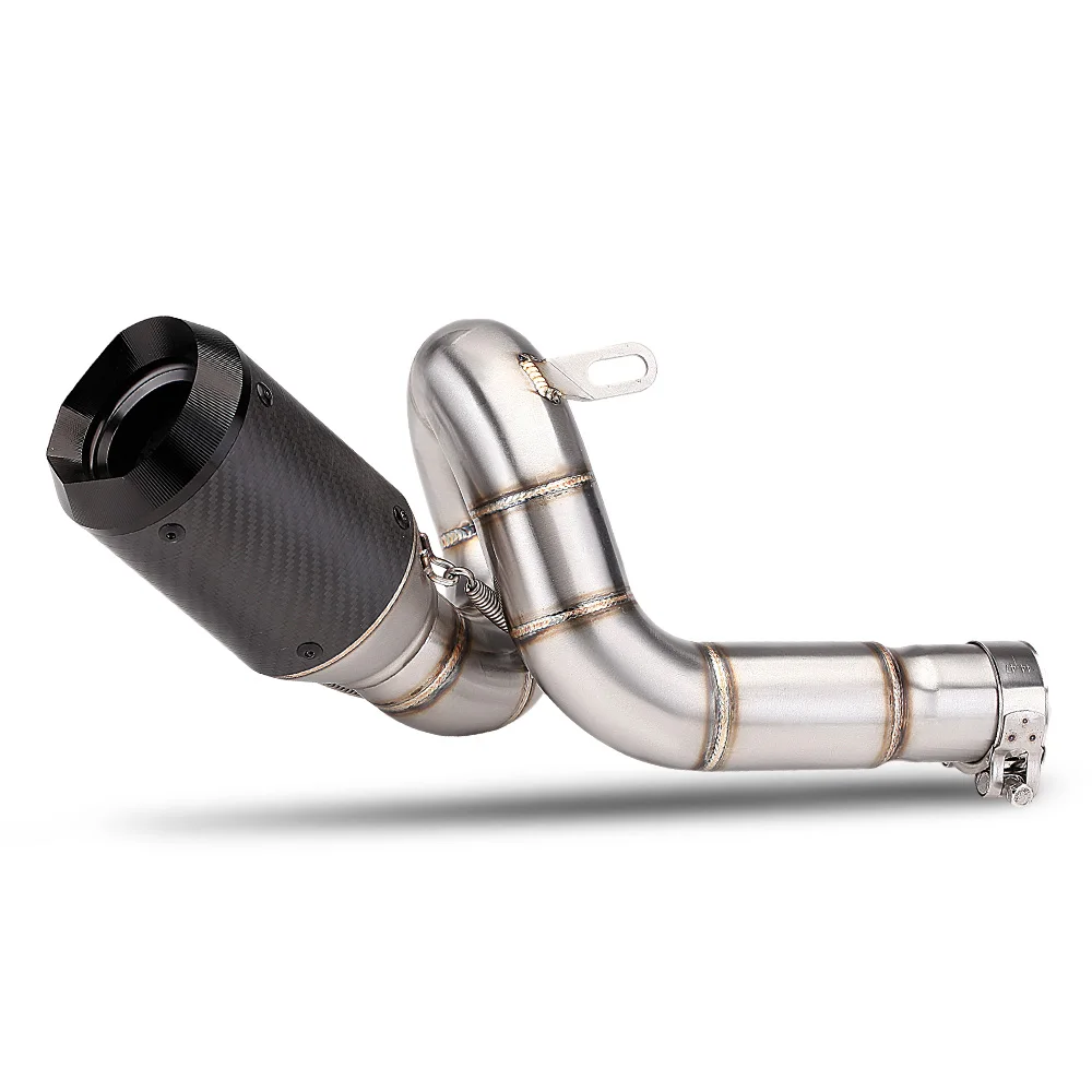 Motorcycle Complete Middle Exhaust Pipe Adapter Modification for SRK600 Motorcycle 51MM Mid-Link Pipe