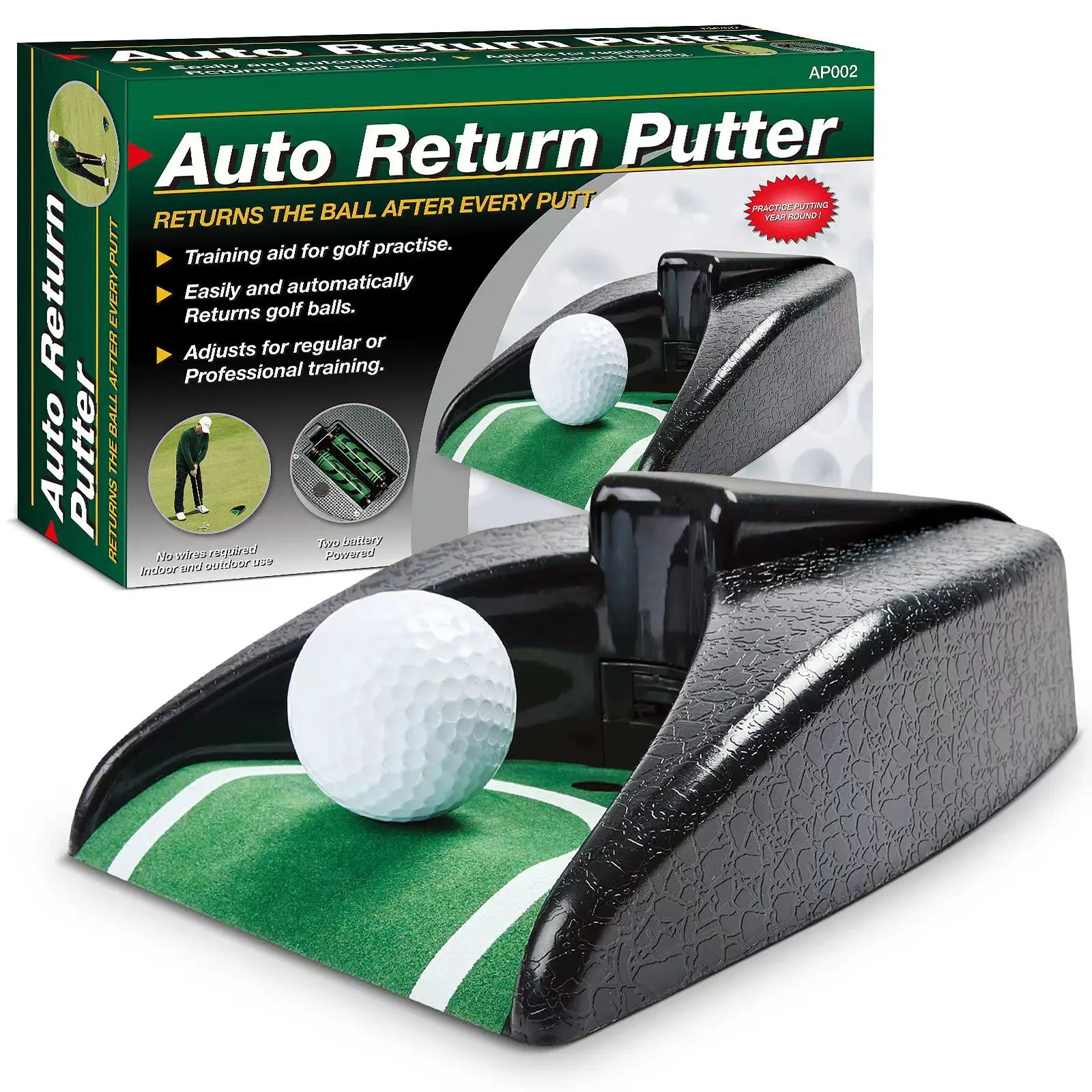 

Golf automatic return device Practice tee