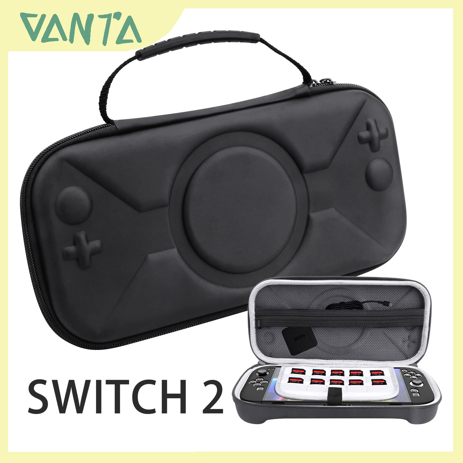 

For Nintendo Switch 2 Travel Carrying Case NS 2 Protective Bag Anti Scratch Storage Bag Hard Shell Anti Fall