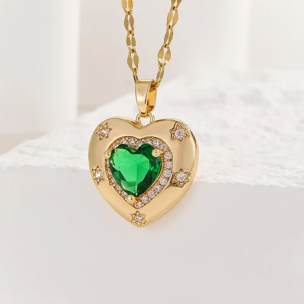 High-end Necklace For Women, European and American Retro Temperament, Zircon Love Earrings, Necklace, Ring For Women