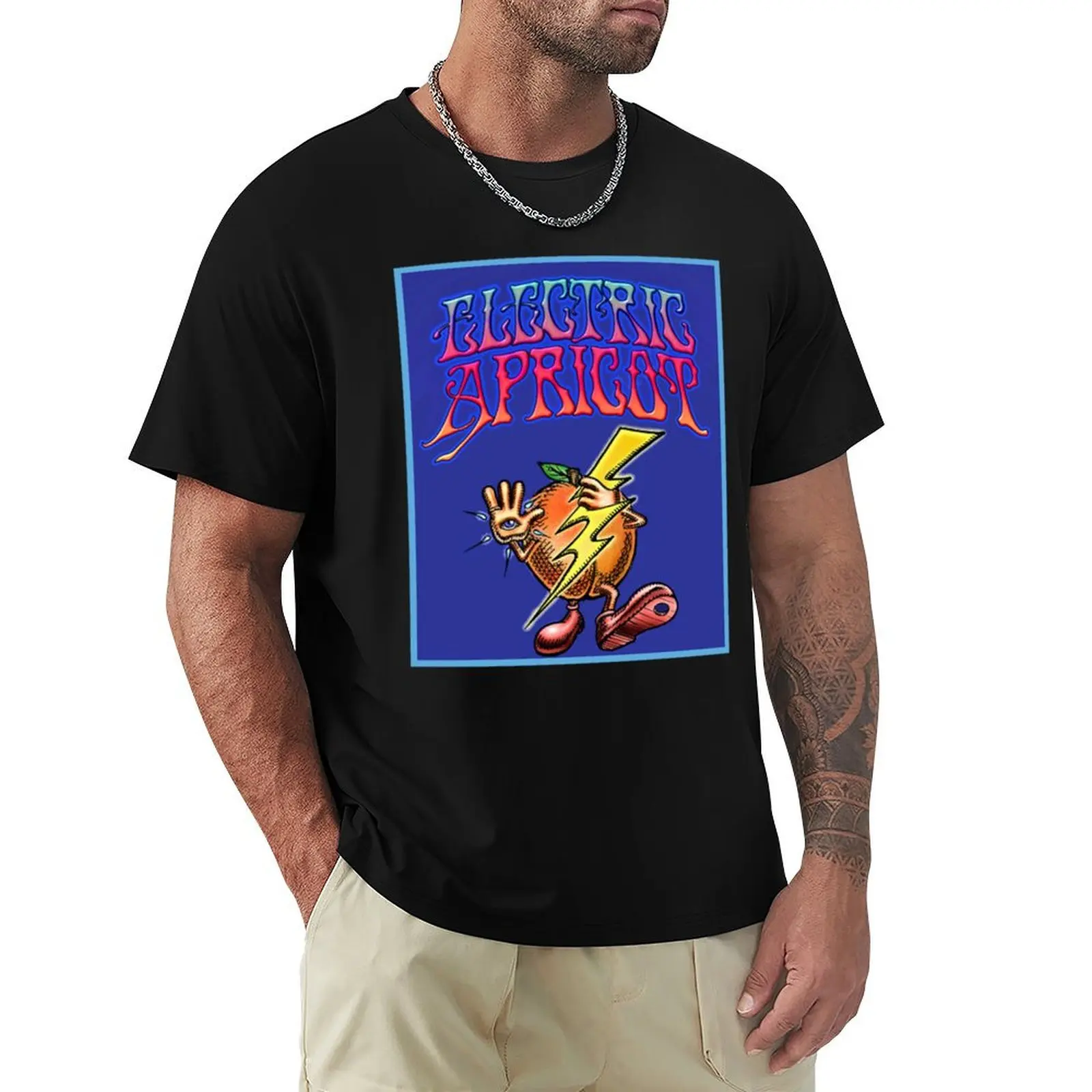 Electric Apricot T-Shirt t shirts for man graphic tees T-Shirt