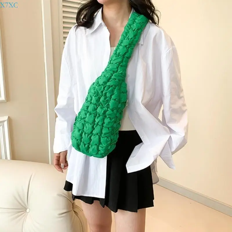 X7XC حقيبة حزام نسائية فريدة من نوعها محفظة صدر عادية مع حقائب كروس بحزام قابل للتعديل #5