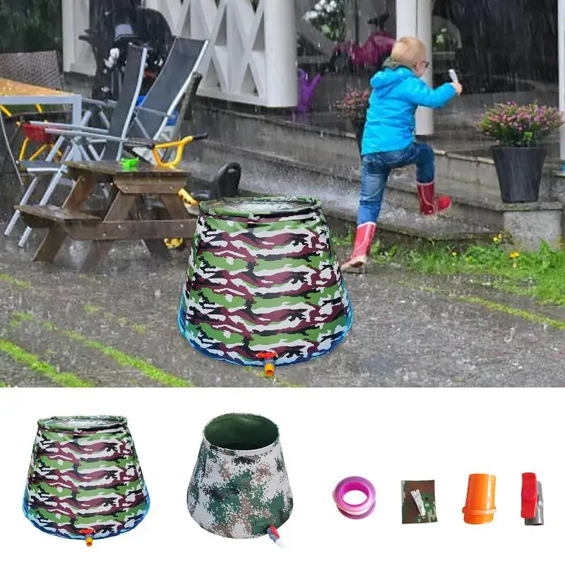 Thickened Foldable Water Storage Container Big Capacity Outdoor Camping Rainwater Storage Bag Portable Water Storage Tank