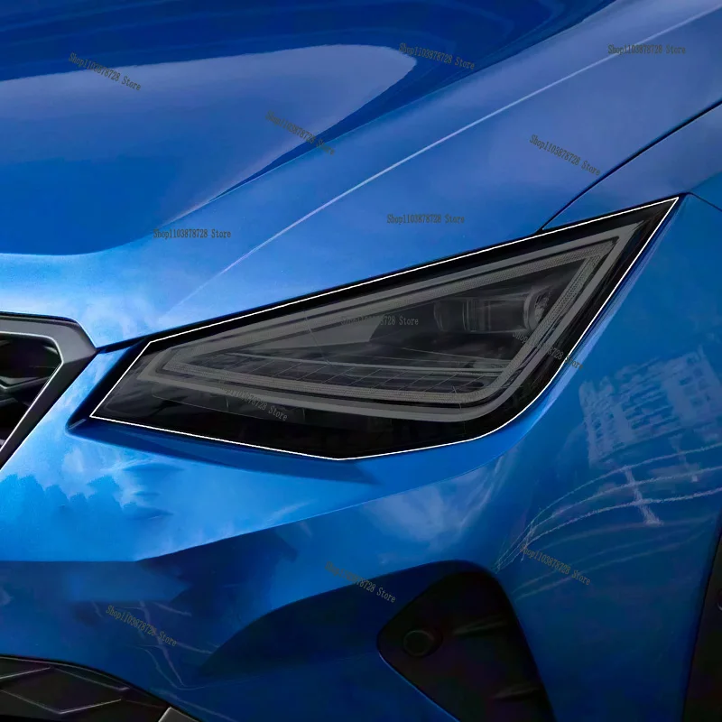 لمقعد Lbiza 2018-2025 بولي يوريثان المصابيح الأمامية الخارجية للسيارة المضادة للخدش طبقة رقيقة واقية المصابيح الأمامية إصلاح ملصق اكسسوارات Refi