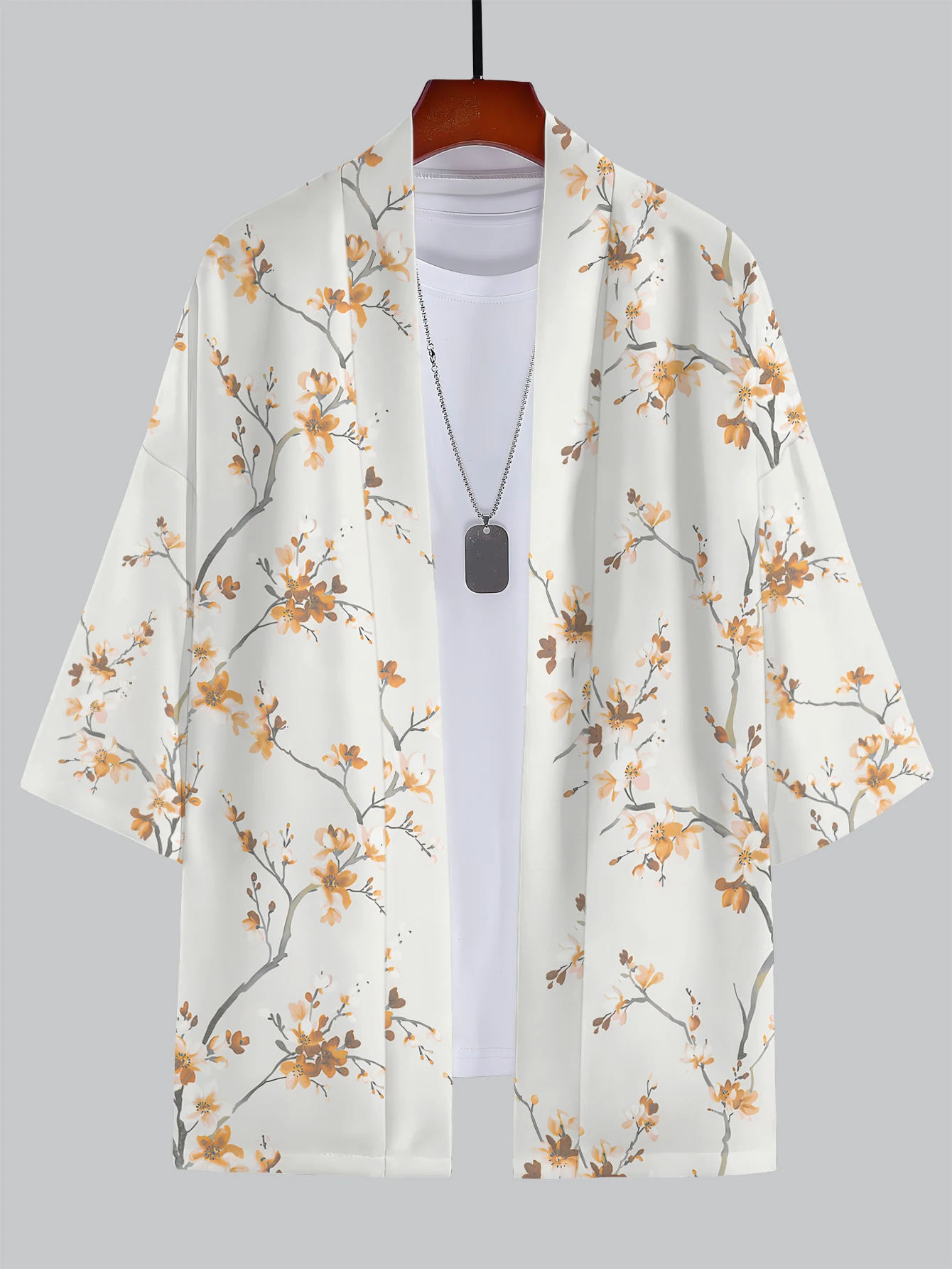 2025 New Summer Men's 3D Kimono Bundle - Cultural & Trendy