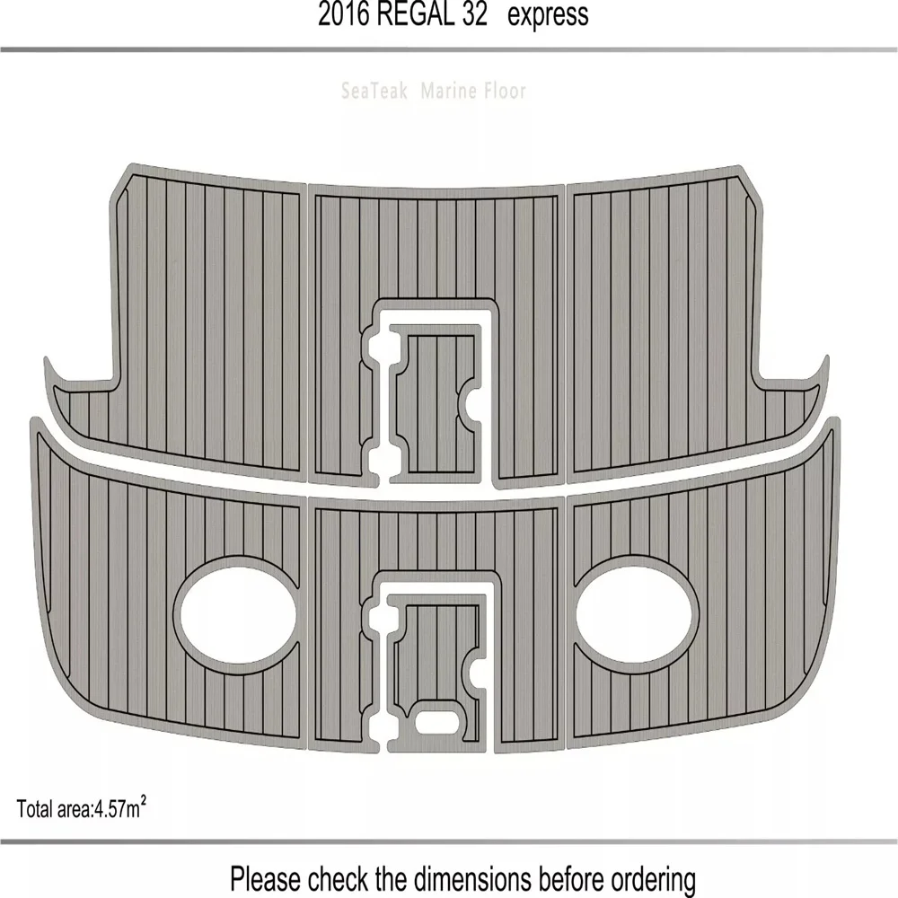 2016 RE-GAL 32 express Swim platform Pads 1/4