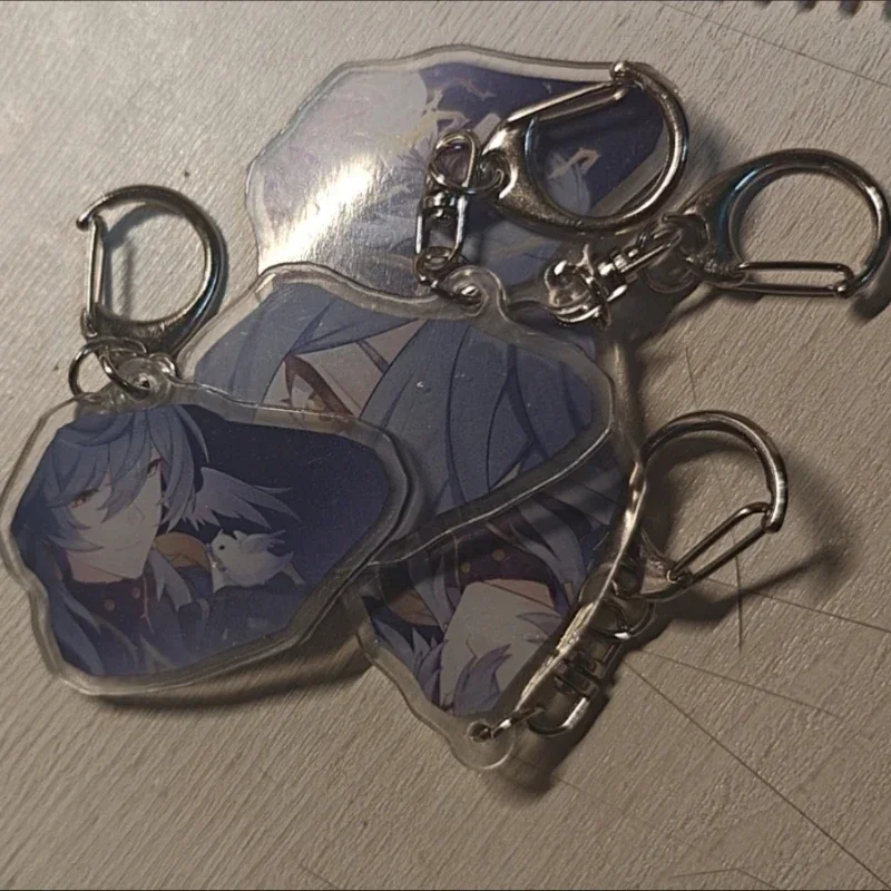 Honkai: Star Rail 1-6 Eidolons Keychain Sunday Acrylic Figure Keyring Anime Women for Accessories Bag Pendant Jewelry Fans Gifts