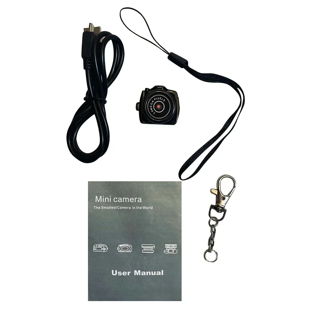 Tiny Camera HD Video Audio Recorder Car Sport With Mic DVR Security Nanny Micro Cam Webcam Y2000 Camcorder Small DV