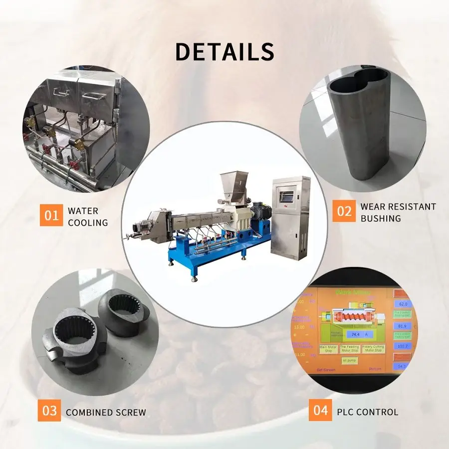 Good Pet Treats Dog Chews Food Making Machine Dog Treats Extruder Machine