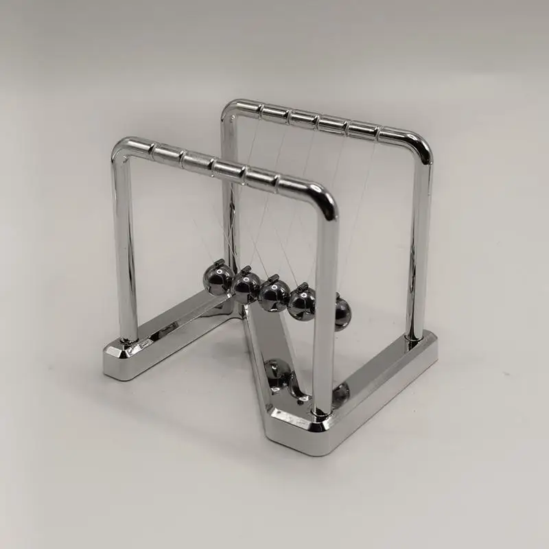 Newtons Cradle Pendulum Perpetual Motion Desk Toy Desktop Modern Perpetual Motion Machine Kinetic Art Home Decor Science Gadgets