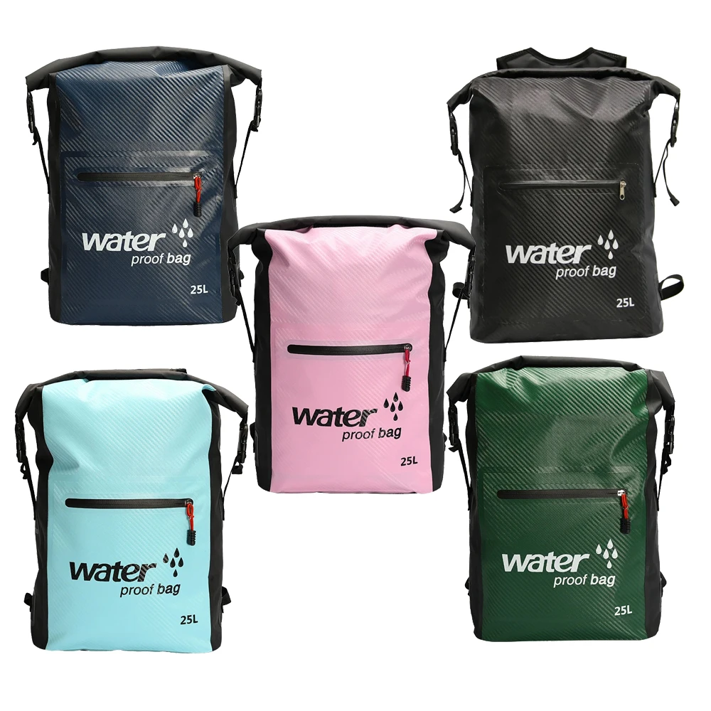 

25л 30л складной легкий походный рюкзак прочный ПВХ водонепроницаемая сумка анти-разрывной рюкзак с роликом для путешествий на открытом воздухе кемпинга