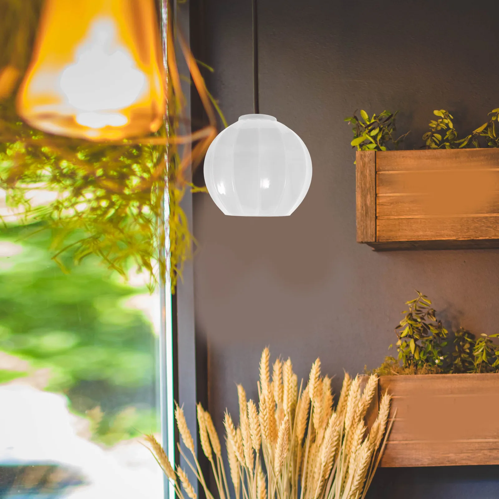 

Glass Pendant Light Replacement Shade Elegant Design Ceiling Lamp Cover Glass Chandelier Shade Modern Lamp Decor Fixture Fitting