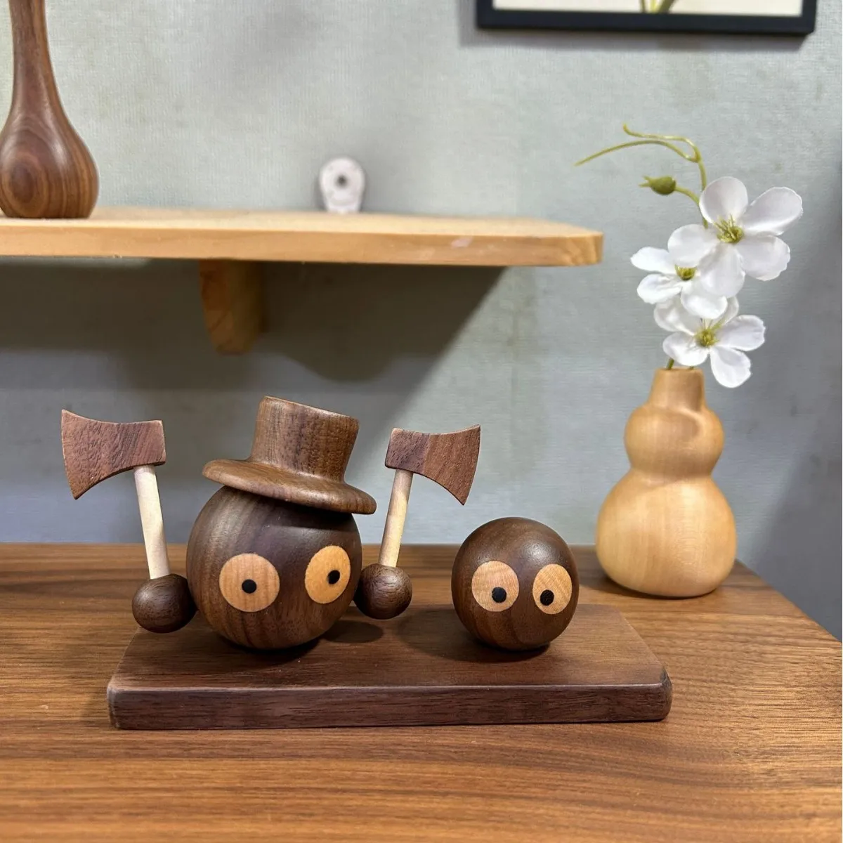 Cute Coal Ball Desktop Decompression, Decorative Handicrafts Ornaments Can Be Used As Refrigerator Stickers