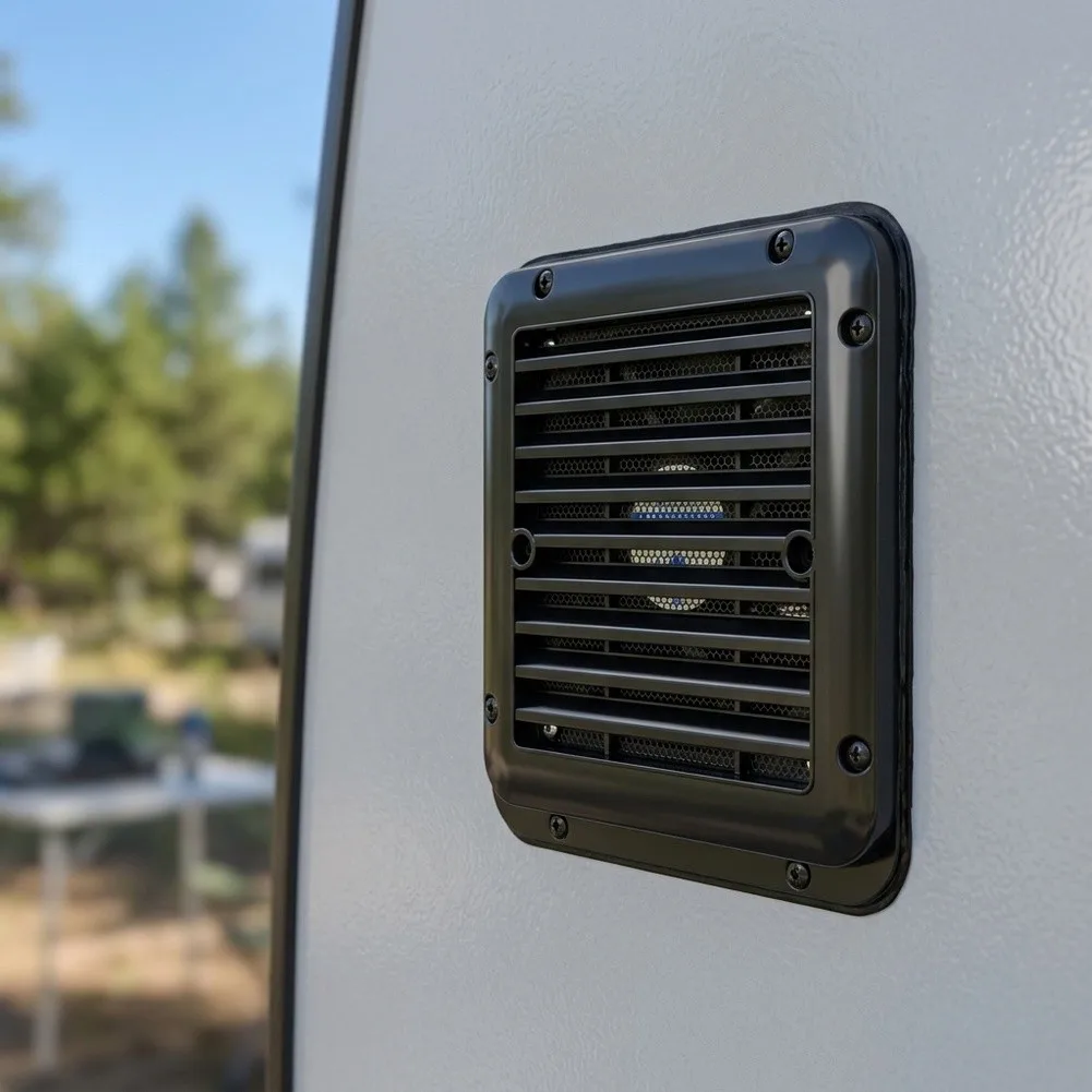 for rv side for exhaust for fan with robust ABS body engineered for trailers and caravans providing quiet and efficient air