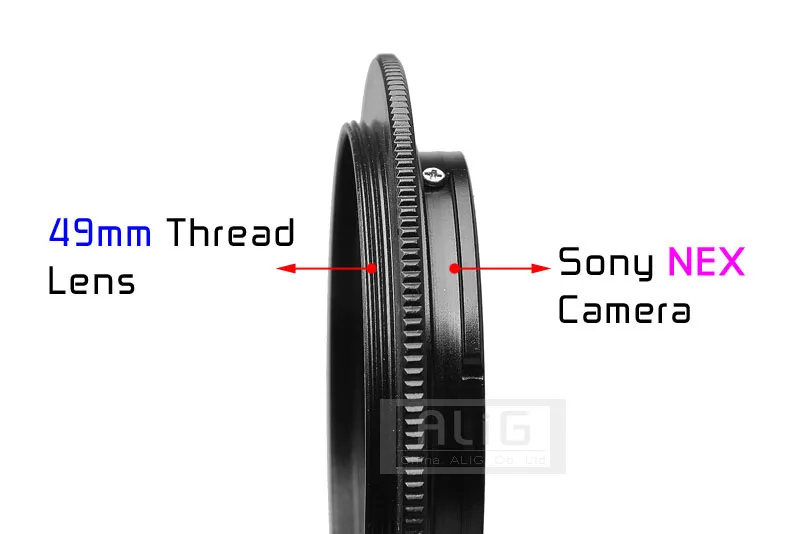 Adaptador macro de câmera de metal, 49mm 52mm 55mm 58mm 72mm 77mm para sony e-mount a6000 a6300 a5100 a5000 a7 a7r a7rii nex7
