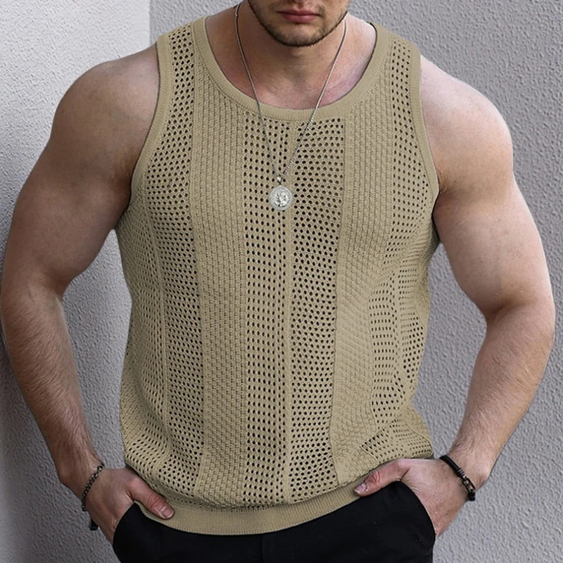 New Men's Mesh Fitness Tank Tops Casual Sleeveless Home Wear Sexy Fishing Net Vest High Quality Loose Breathable Sportwear M-3XL - AliExpress 200000343 New Men's Mesh Fitness Tank Tops Casual Sleeveless Home Wear Sexy Fishing Net Vest High Quality Loose Breathable Sportwear M-3XL - AliExpress 200000343