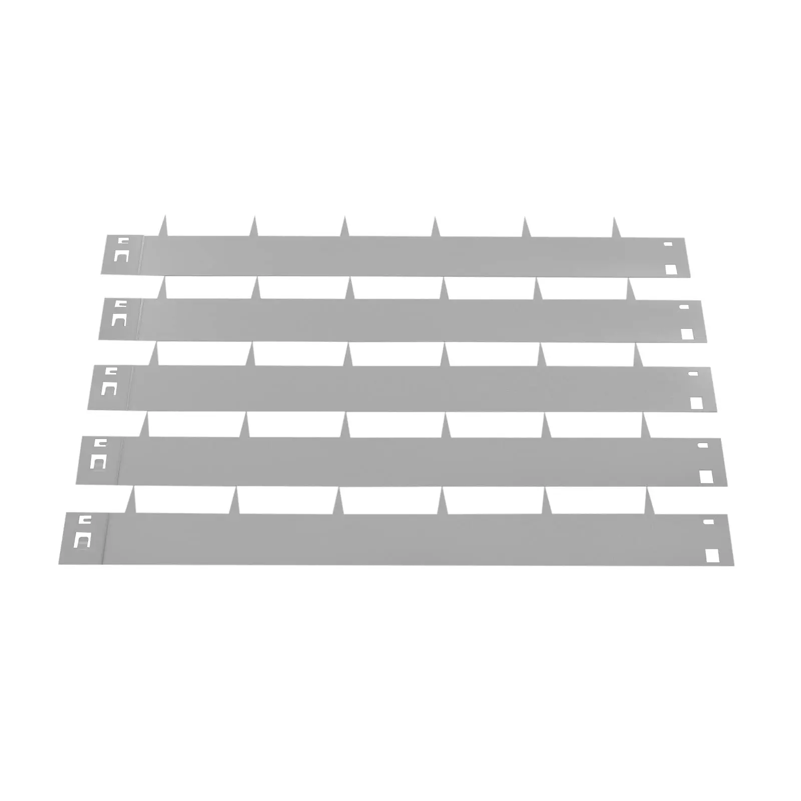 

5 件 Steel Lawn Edging, Metal Landscape Edging, 3"X39" Garden Edging Border, 16.25 ft Length Landscaping Metal Edging, Flexible