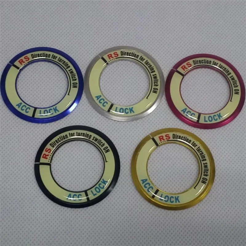 Luminous ignition switch decoration modified keyhole ring case For Chevrolet Cruze Trax/For Buick REGAL GT/XT Opel Mokka ASTRA J
