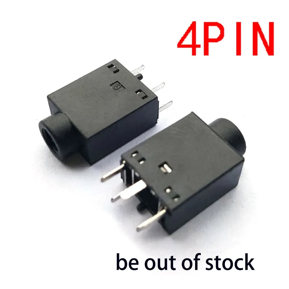 5x4p 3p PJ-358 PJ-359 3.5mmステレオメスソケットオーディオジャック
