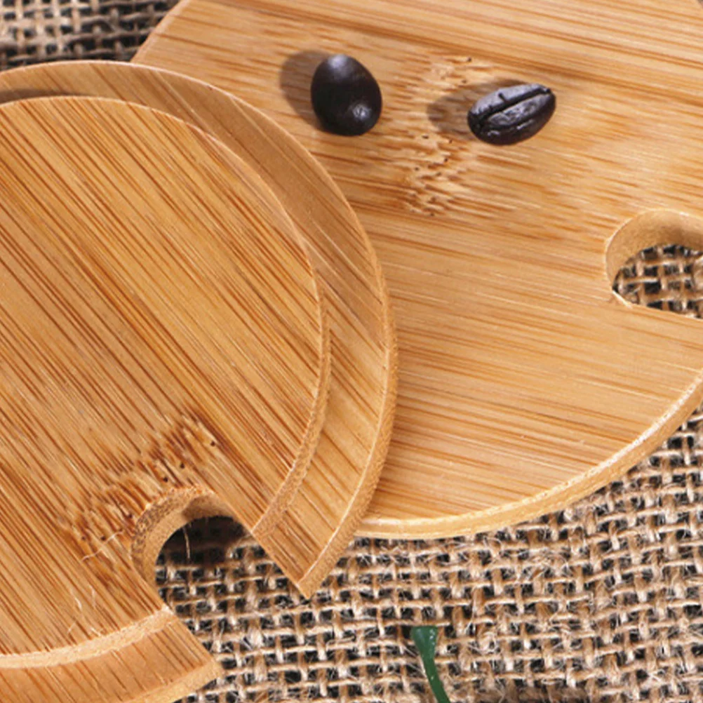 

2pcs Bamboo Cup Cover 8.6Cm Outer 7.3Cm Inner Diameter For Mug Glass Ceramic Plastic Cups Bowl Coaster Water Cup Lid Bamboo