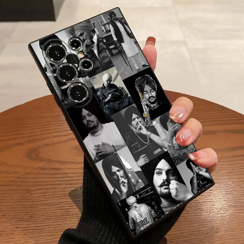 حافظة هاتف S-Sidhu Moose Wala بدون اسم FBX 1 لهاتف سامسونج S25، S24، S21، S22، S23، S30، Ultra، S20، Plus، Fe، Lite، 5G غطاء أسود #2