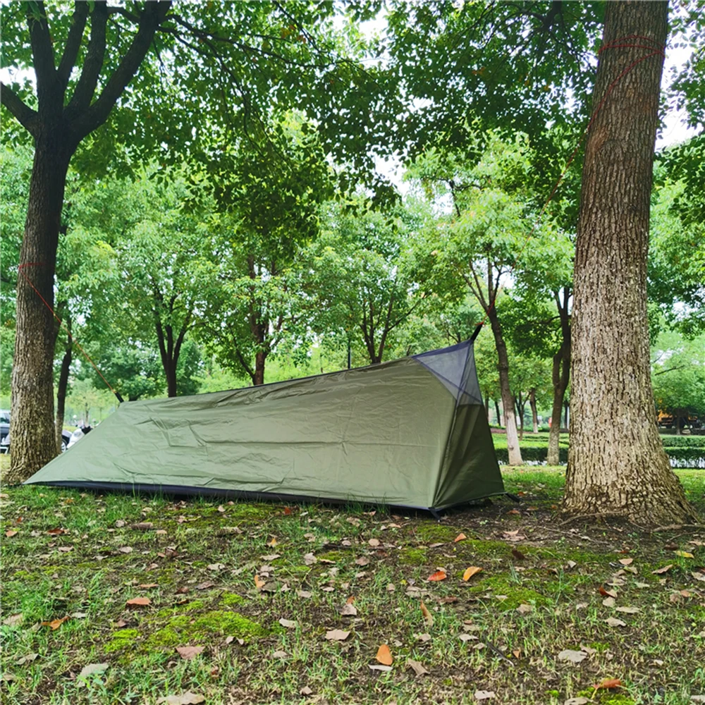 Namiot z plecakiem Outdoor Camping Śpiwór Namiot Lekki namiot jednoosobowy z moskitierą