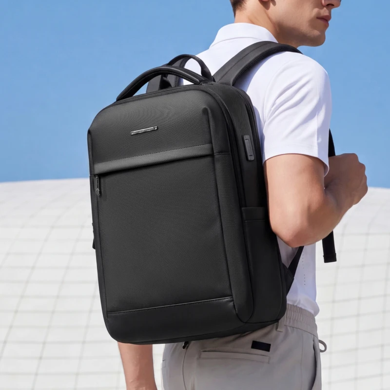 MARK RYDEN Men Travel Bag 15.6 Inch Laptop Backpack With Hidden USB Charging For Daily Commute Business