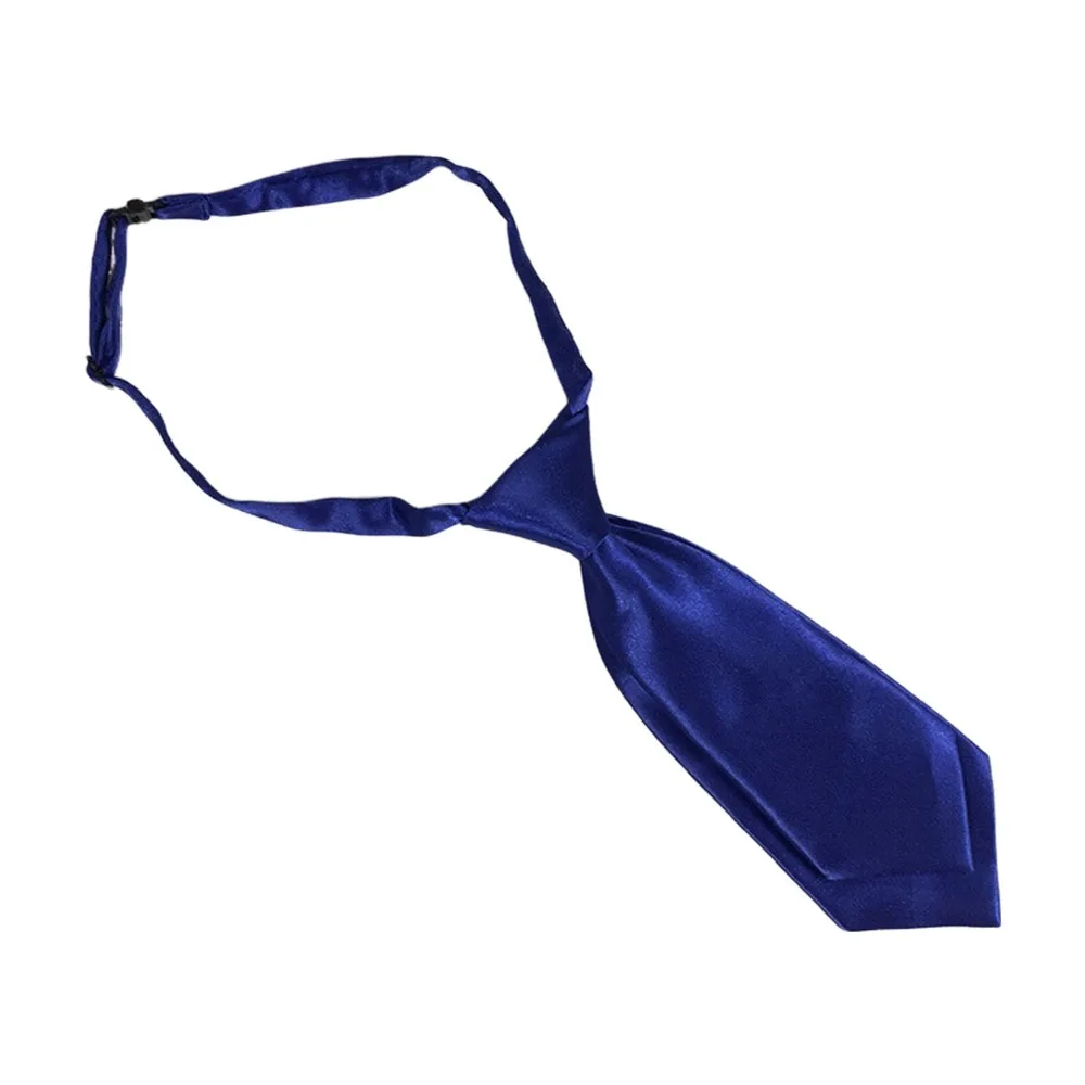 Fashion 20CM Women Necktie British Novelty Cravat Simple Double Layer Children Neck Wear