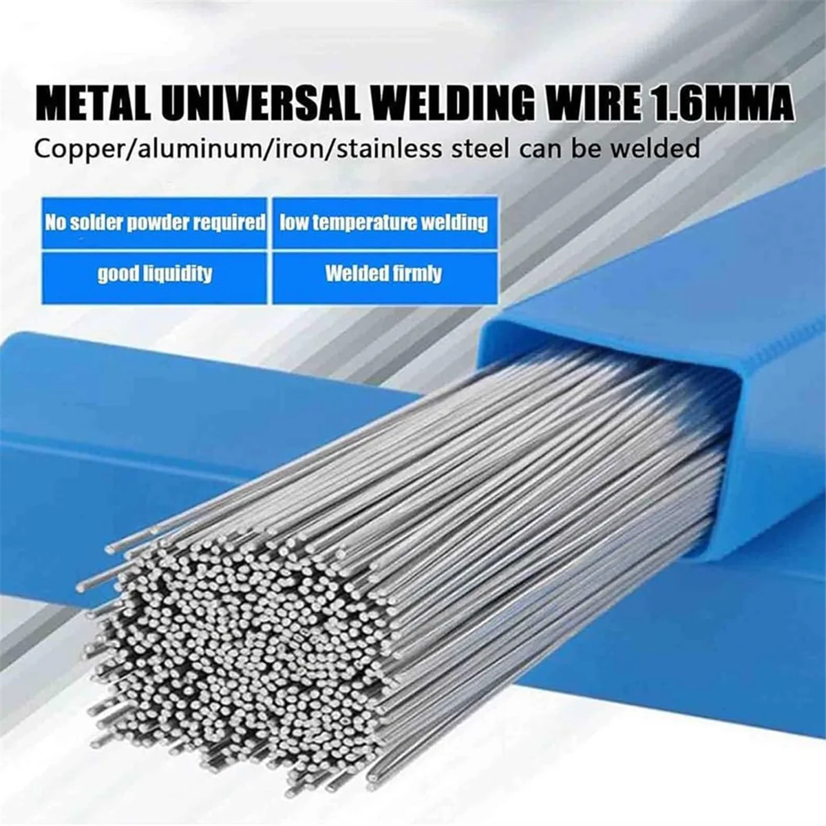 Aluminum Welding Rods,Flux Core Welding Wire,Metal Universal Welding Wire 1.6mma,Low Temperature Universal Welding Rod,B