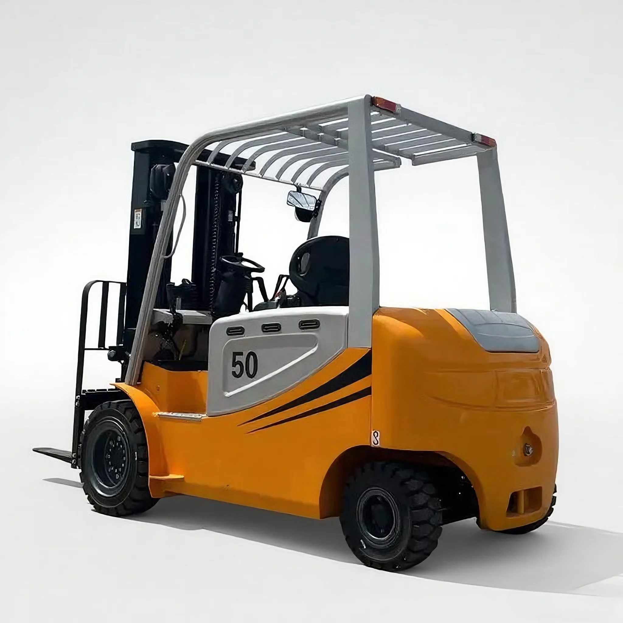 رافعات شوكية كهربائية 5t، 6t، 8t مع بطاريات ليثيوم ومشابك متعددة الوظائف للمستودعات