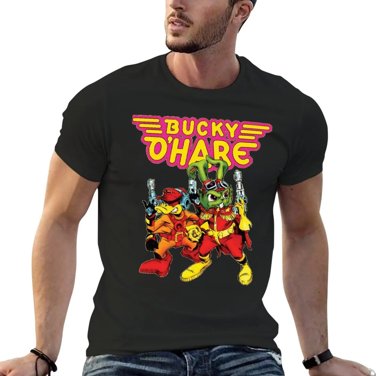

New Bucky O&x27;Hare Retro Classic T-Shirt Oversized t-shirt hippie clothes mens t shirt graphic